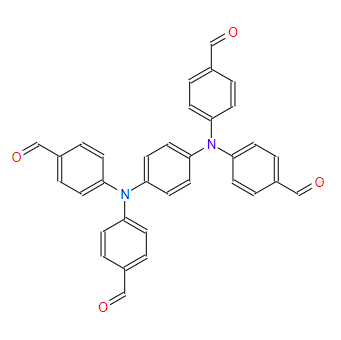 Benzaldehyde, 4,4',4'',4'''-(1,4-phenylenedinitrilo)tetraki