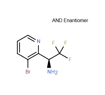 2-吡啶甲胺，3-溴-α-（三氟甲基）-，（αS）-