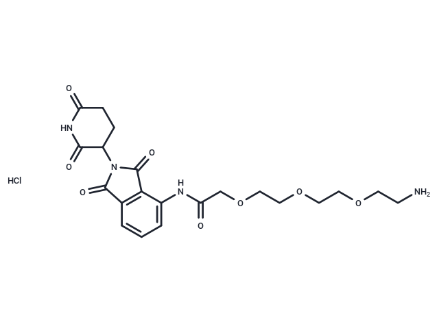 Pomalidomide-amino-PEG3-NH2 盐酸盐|T39953|TargetMol