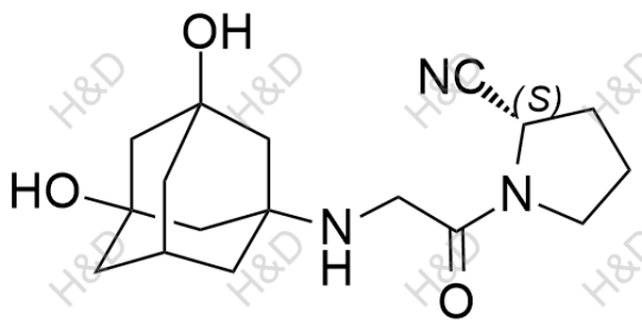 Vildagliptin Impurity ZA4	维达列汀羧基酸代谢物	565453-41-0