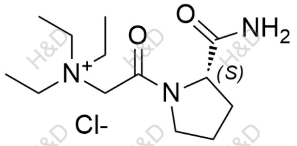 (S)-2-(2-carbamoylpyrrolidin-1-yl)-N,N,N-triethyl-2-oxoethanaminium chloride	维格列汀杂质61	