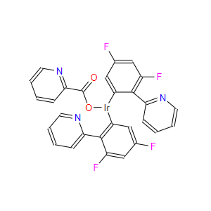 双(4,6-二氟苯基吡啶-C2,N)(吡啶甲酸盐)铱(III)