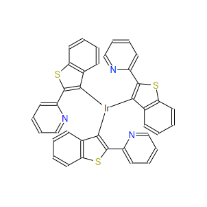 三[2-(苯并[b]噻吩-2-基)吡啶-C3,N]铱(III)