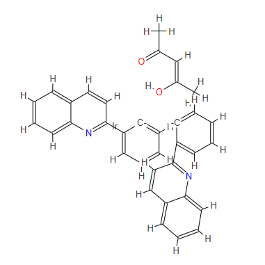 双(2-苯基喹啉)(乙酰丙酮)铱(III)