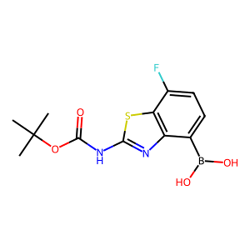 2-(叔丁氧基羰基氨基)-7-氟-1,3-苯并噻唑-4-基]硼酸