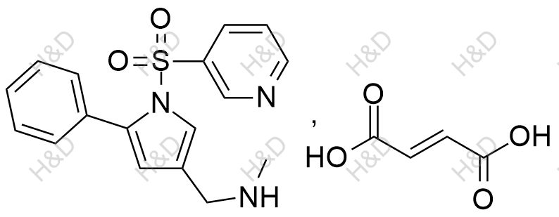 Vonoprazan Impurity U8(Fumarate)	沃诺拉赞杂质U8(富马酸盐)	928325-82-0