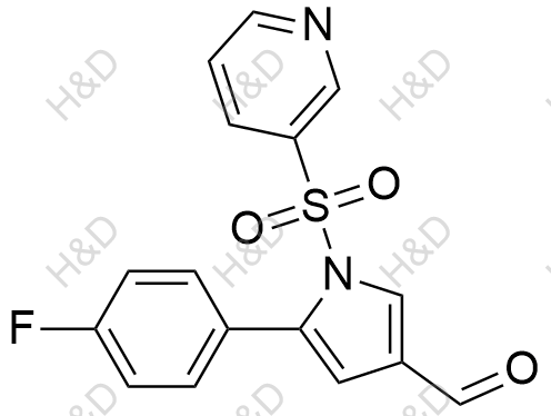 5-(4-fluorophenyl)-1-(pyridin-3-ylsulfonyl)-1H-pyrrole-3-carbaldehyde	沃诺拉赞杂质72	