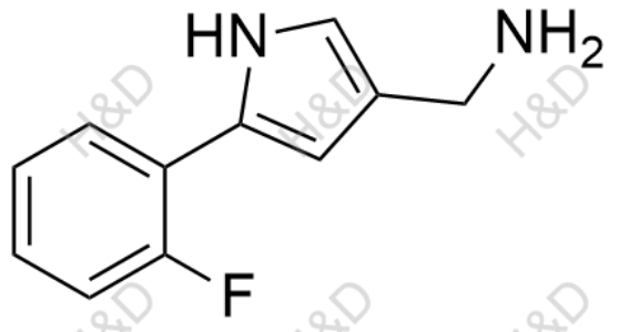 (5-(2-fluorophenyl)-1H-pyrrol-3-yl)methanamine	沃诺拉赞杂质88	