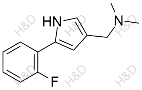 1-(5-(2-fluorophenyl)-1H-pyrrol-3-yl)-N,N-dimethylmethanamine	沃诺拉赞杂质89	