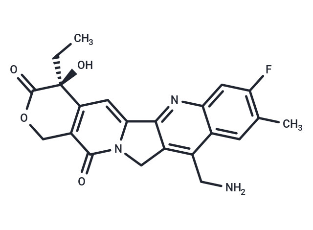 化合物 7-Aminomethyl-10-methyl-11-fluoro camptothecin|T77820|TargetMol