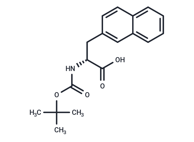 化合物 Boc-D-2-Nal-OH|T66189|TargetMol