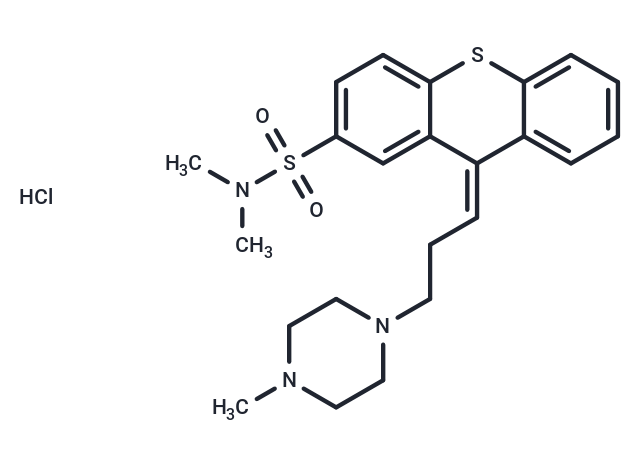 化合物 Thiothixene hydrochloride|T63592|TargetMol