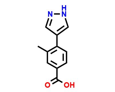 3-甲基-4-(1H-吡唑-4-基)苯甲酸