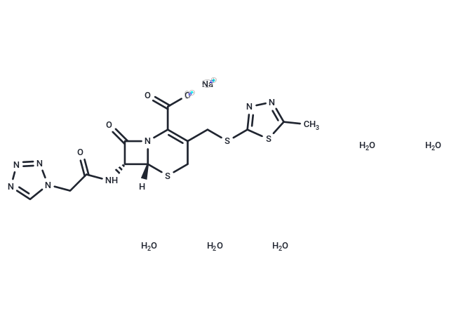 化合物 Cefazolin sodium pentahydrate|T75300|TargetMol