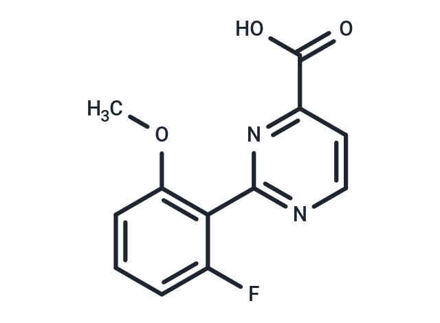 化合物 2-(2-fluoro-6-methoxyphenyl)pyrimidine-4-carboxylic acid|T67877|TargetMol