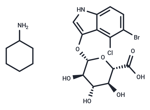 5-溴-4-氯-3-吲哚葡萄糖苷|T78428|TargetMol