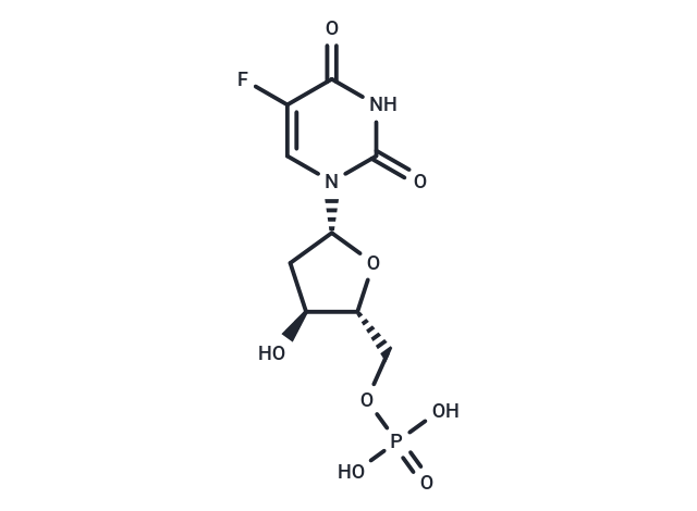 化合物 2’-Deoxy-5-Fluorouridine 5’-phosphate triethyl ammonium salt|TNU1203|TargetMol