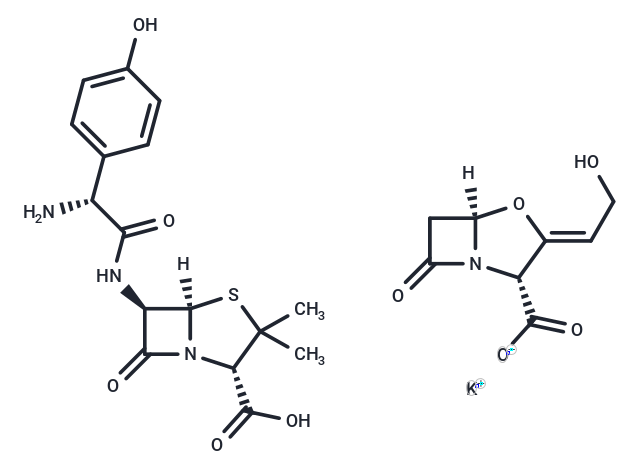 化合物 Amoxicillin-clavulanate potassium|T78628|TargetMol