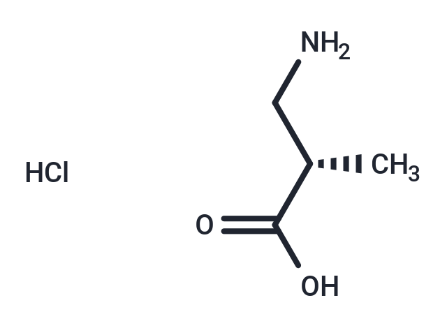 化合物 (S)-3-AMino-2-Methylpropanoic acid-HCl|T7401|TargetMol