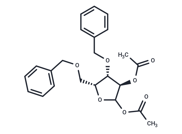 化合物 1,2-Di-O-acetyl-3,5-di-O-benzyl-D-xylofuranose|TNU1626|TargetMol