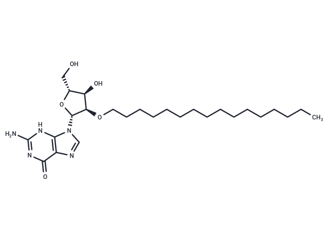 化合物 2’-O-Hexadecanyl guanosine|TNU1655|TargetMol