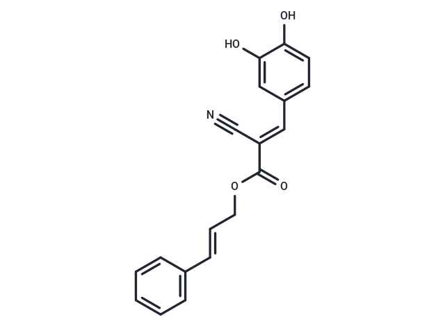 化合物 Cinnamyl-3,4-dihydroxy-α-cyanocinnamate|T60860|TargetMol