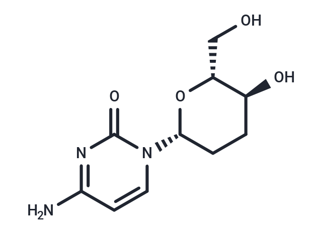 化合物 1-(2,3-Dideoxy-β-D-erythro-hexo pyranosyl)cytosine|TNU0597|TargetMol