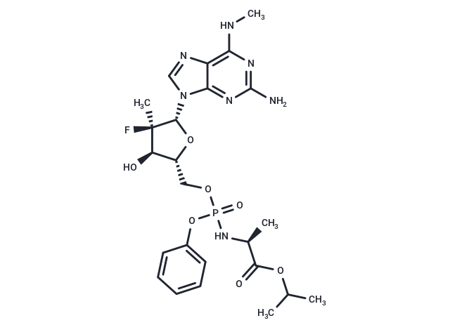 化合物 Arbemnifosbuvir|T79836|TargetMol