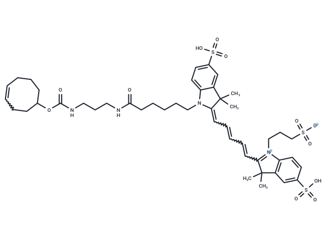 化合物 Sulfo-Cy5-TCO|T81061|TargetMol