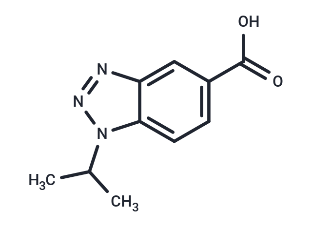 1-异丙基-1H-1,2,3-苯并噻唑-5-羧酸|T19700|TargetMol