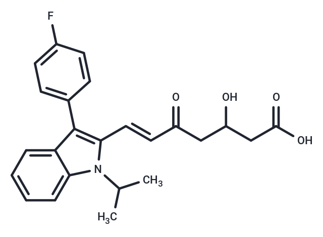 化合物 (Rac)-5-Keto Fluvastatin|T12652|TargetMol