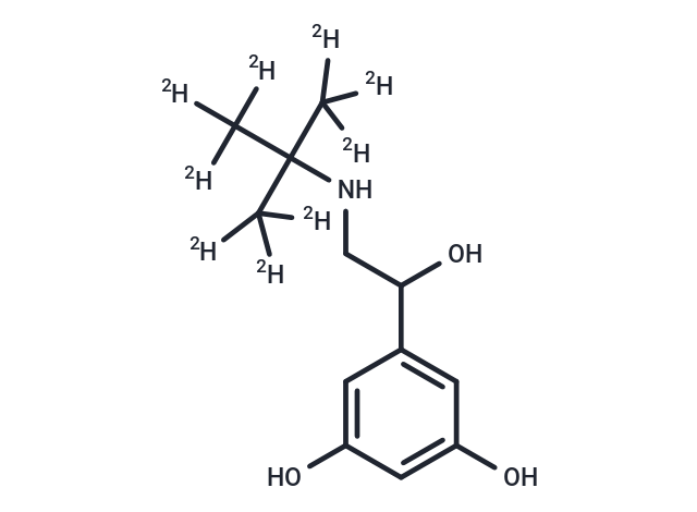 化合物 Terbutaline-d9|TMIH-0559|TargetMol