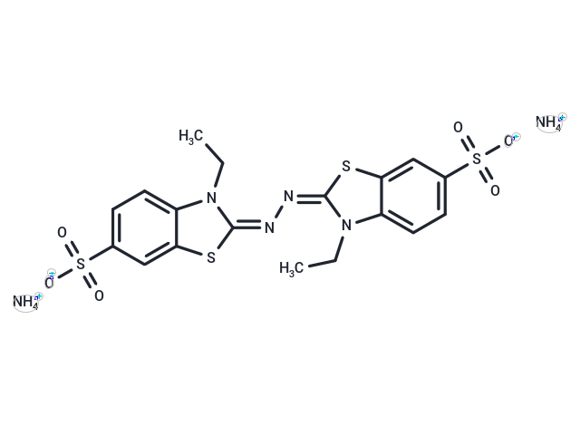 2,2'-联氮双(3-乙基苯并噻唑啉-6-磺酸)二铵盐|T18908|TargetMol