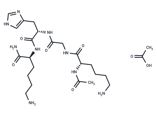 化合物Acetyl tetrapeptide-3 Acetate|TP2364L|TargetMol