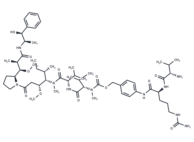 化合物Val-Cit-PAB-MMAE|T18867|TargetMol