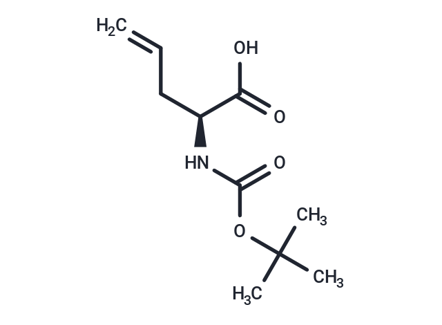 化合物 (S)-2-((tert-Butoxycarbonyl)amino)pent-4-enoic acid|T67027|TargetMol