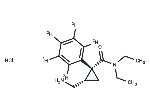 化合物 Milnacipran-d5 HCl|TMIH-0348|TargetMol