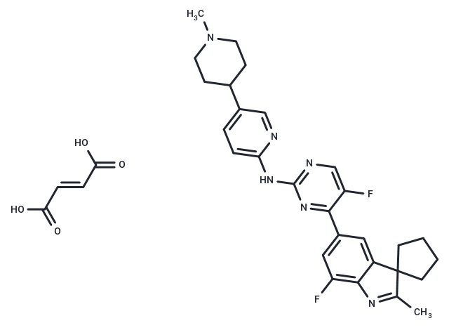 化合物 Crozbaciclib fumarate|T72393|TargetMol