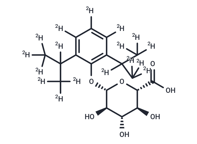 化合物 Propofol-d17 β-D glucuronide|TMIH-0458|TargetMol