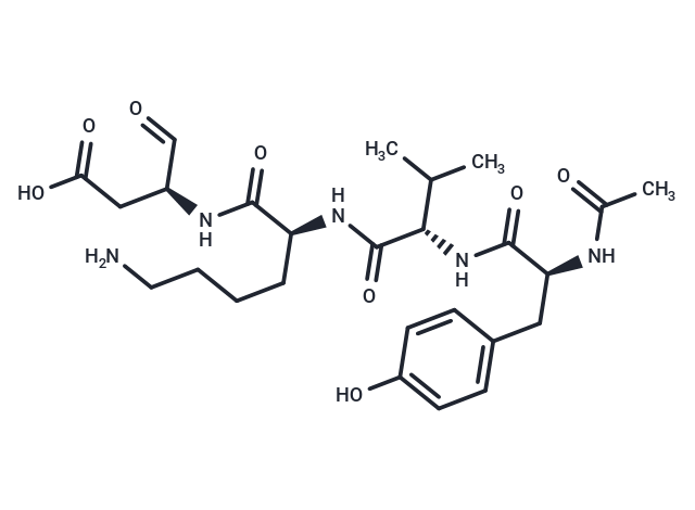 化合物 Ac-Tyr-Val-Lys-Asp-aldehyde|T72184|TargetMol