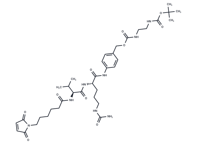 化合物 MC-Val-Cit-PAB-NH-C2-NH-Boc|T77826|TargetMol