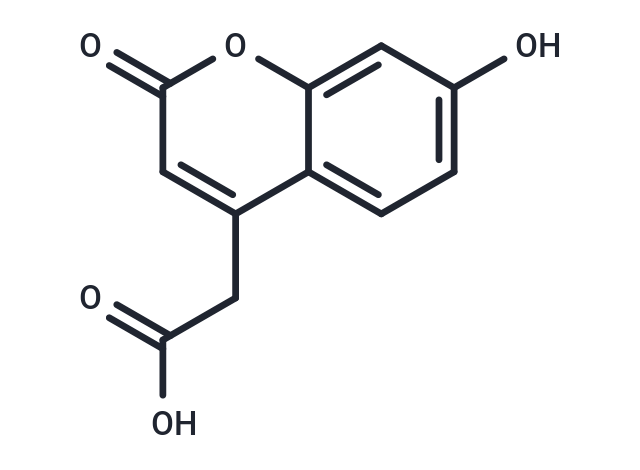 化合物 2-(7-Hydroxy-2-oxo-2H-chromen-4-yl)acetic acid|T65277|TargetMol