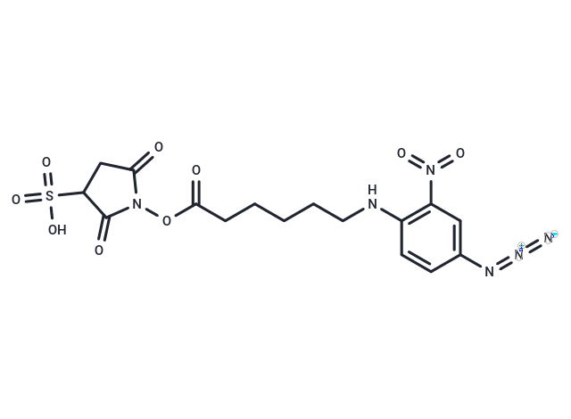 6-[(4-叠氮-2-硝基苯基)氨基]己酸磺酸基琥珀酰亚胺酯|T34746|TargetMol