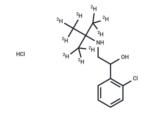 化合物 Tulobuterol-d9 HCl|TMIH-0589|TargetMol