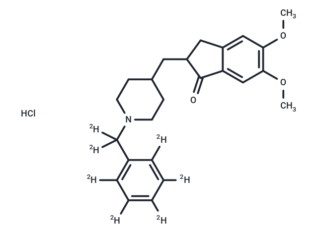 化合物 Donepezil-d7 Hydrochloride|TMIH-0200|TargetMol