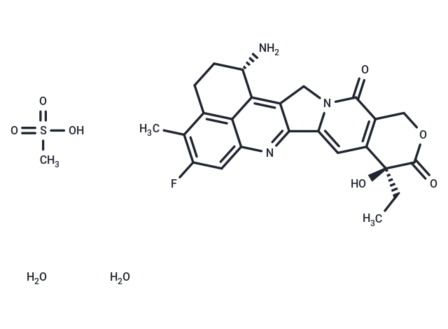 化合物 Exatecan mesylate dihydrate|T78630|TargetMol