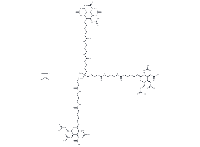 化合物 Tri-GalNAc(OAc)3 TFA|T77947|TargetMol