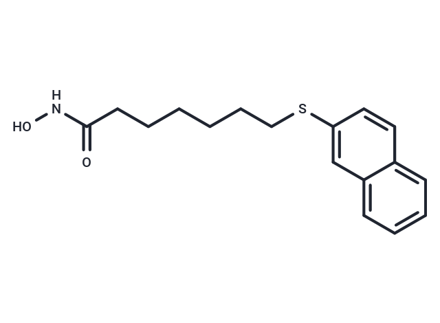 N-羟基-7-(2-萘硫基)-庚酰胺|T21806|TargetMol