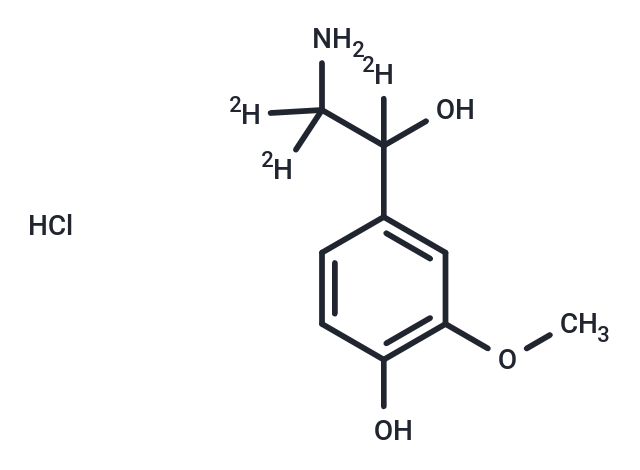 化合物 rac NorMetanephrine-d3 Hydrochloride|TMIH-0474|TargetMol