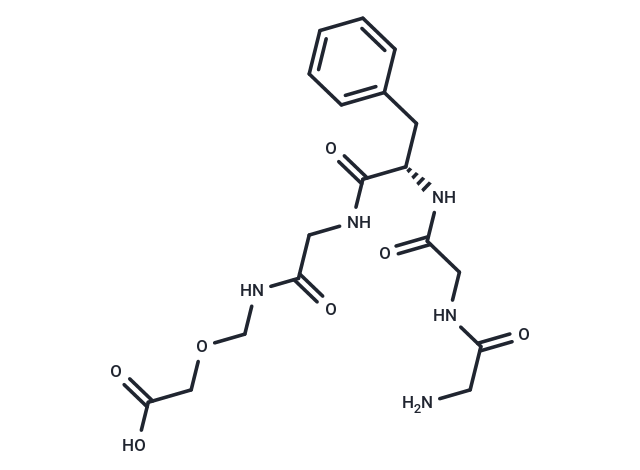 化合物 Gly-Gly-Phe-Gly-NH-CH2-O-CH2COOH|T77896|TargetMol